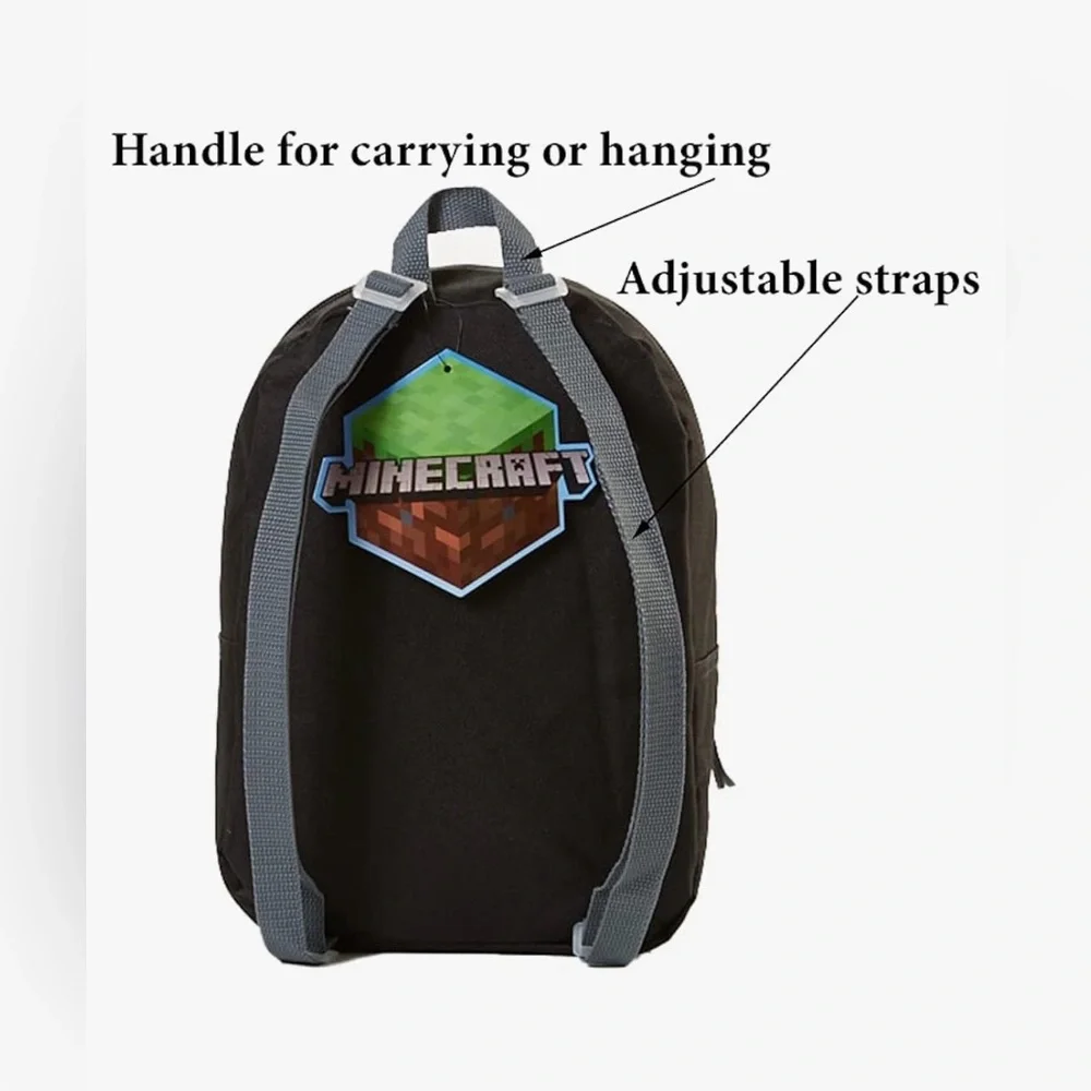 NWT Mine Craft Game Figure Mini Backpack Bag for Kids - Picture 3 of 4